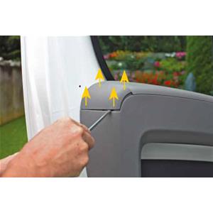 ADDITIONAL LOCK HEOSAFE WITH KEY DUCATO X250 FROM 2006