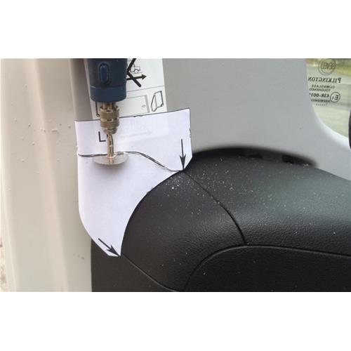 ADDITIONAL LOCK HEOSAFE WITH KEY DUCATO X250 FROM 2006