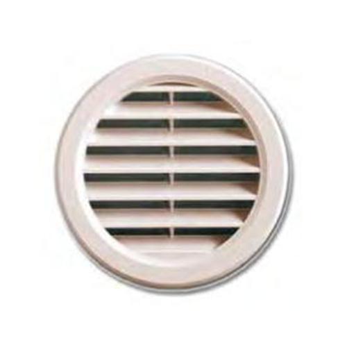 AERATORE DA INCASSO PLASTICO C/ZANZARIERA D.80