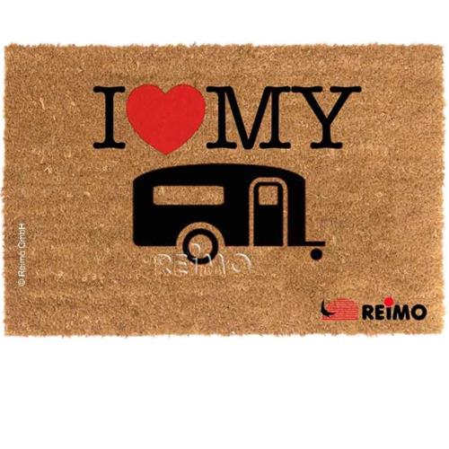 TAPPETINO ZERBINO COCCO I LOVE MY CARAVAN