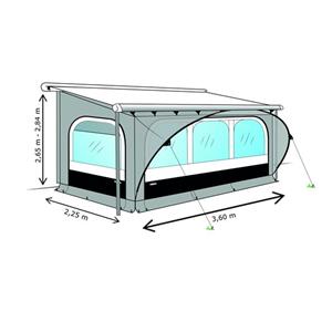 PRIVACY QUICK FIT THULE STANDARD XL 265/284CM