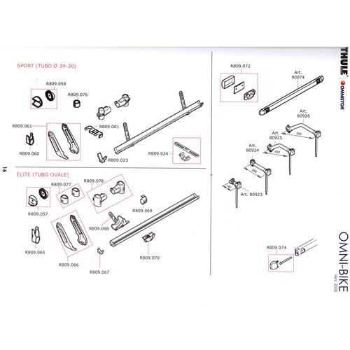 TERMINALI CANALINA OMNIBIKE ELITE R809.067