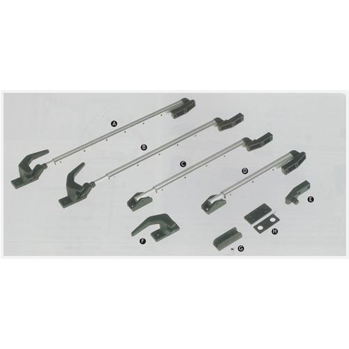 MANIGLIA PER FINESTRA NRF SX SINGOLA "F"