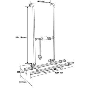 PORTABICI THULE ESSENTIAL PER CAMPER 2POSTI LUNGO 309825