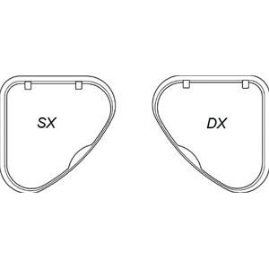 PIANO COTTURA A GAS CON 3 FUOCHI SERIE BASIC LINE 330 SX
