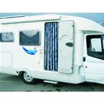 TENDA IN CINIGLIA GRIGIO/BLU 56X185CM