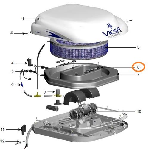 FILTRO PVC 35MM PER VASCA VIESA HOLIDAY I- II-III
