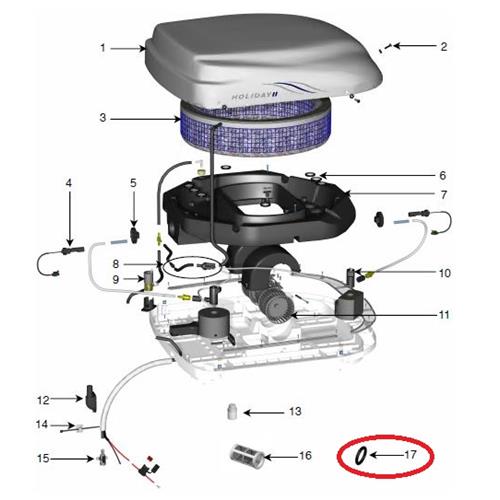 O-RING PER TAPPO CIECO VIESA HOLIDAY II