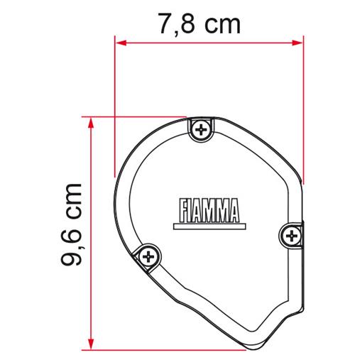 TENDALINO SLIDEOUT 170 ROYAL GREY DEEP BLACK 07158-01R
