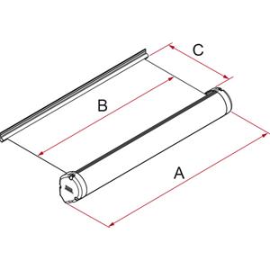 TENDALINO SLIDEOUT 170 ROYAL GREY DEEP BLACK 07158-01R