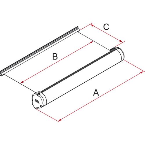 TENDALINO SLIDEOUT 170 ROYAL GREY DEEP BLACK 07158-01R