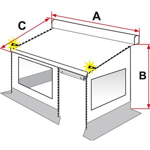 TENDALINO F45S ZIP 300 ROYAL GREY INCLUSA PRIVACY MEDIUM 06463A01Q E 08365-01-