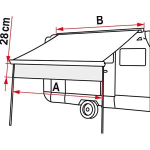 BANDELLA PARASOLE SHADE DELUXE GREY 410 98655-103