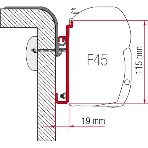 STAFFA PER F45 ADAPTER RAPIDO 350 98655-398