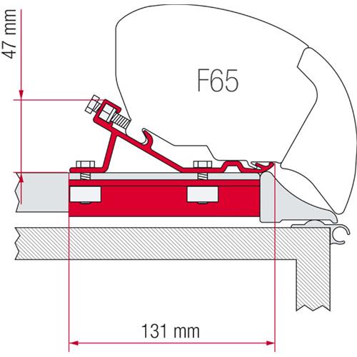 STAFFE PER F80/F65 ADAPTER FIXING-BAR 98655-384