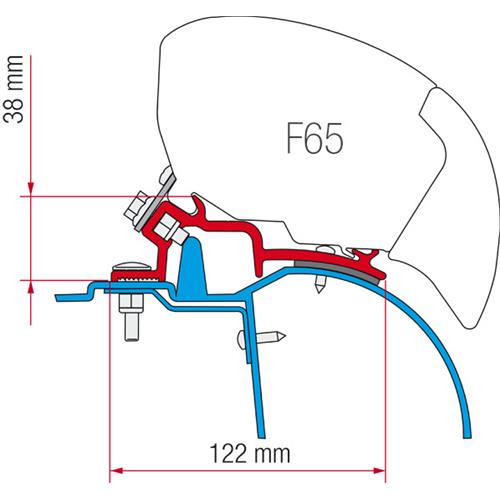 STAFFE PER F80/F65 ADAPTER MASTER H2 98655-468