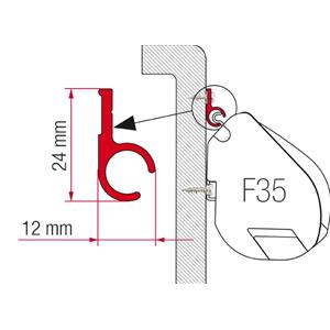 PROFILO PER F45-F35 RAIL R 300 02361-01A