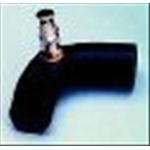 GOMITO A 90° IN GOMMA CON SFIATO LATERALE