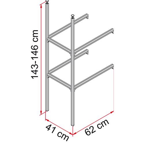 SISTEMA SCAFFALI GARAGE SYSTEM UPGRADE 98655-908
