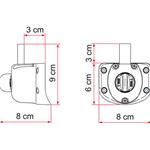 SERRATURA AGGIUNTIVA SAFE DOOR GUARDIAN DUCATO DAL 2009 05388-07-