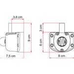 SERRATURA AGGIUNTIVA SAFE DOOR GUARDIAN MASTER FINO AL 06/2010 05388-08-