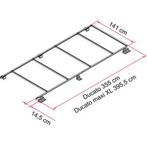 PORTA PACCHI ROOF RAIL DUCATO H3 05808-03-
