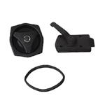 SERRATURA CARAVAN EUROPA CON MANIGLIA PER PORTA NERA