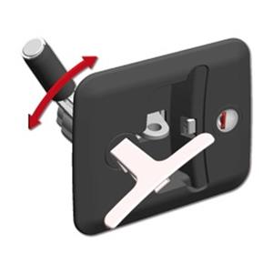 SERRATURA COMPLETA PER PORTELLONE A COMPRESSIONE