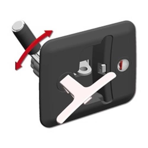 SERRATURA COMPLETA PER PORTELLONE A COMPRESSIONE