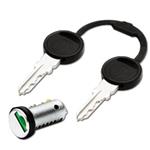 COPPIA CHIAVI CON CILINDRO ZADI ALTA SICUREZZA