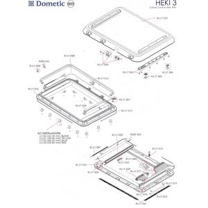 HEKI 1/3/4 GUARNIZIONE CON VENTILAZIONE NEW R117.504