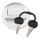 TAPPO PER SERBATOIO ACQUA 2 RAZZE CON COPERCHIO E CHIAVE BIANCO