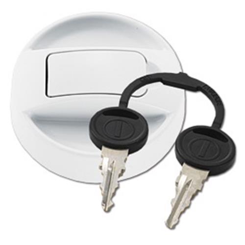 TAPPO PER SERBATOIO ACQUA 2 RAZZE CON COPERCHIO E CHIAVE BIANCO