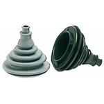 CUFFIA PASSACAVO A SOFFIETTO DIAM.75X74MM GRIGIO CHIARO