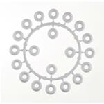 RONDELLE SOTTOVITE Ø4,5 BIANCO 100PZ