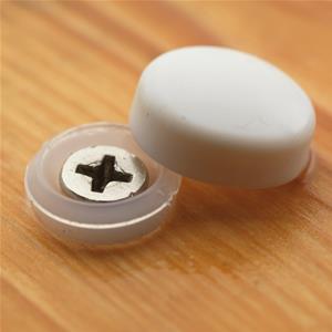 TAPPO COPRIVITI CON BASETTA BIANCO 12MM