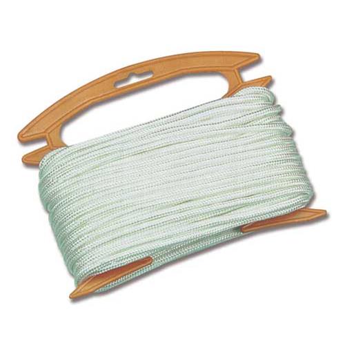 TRECCIA POLIESTERE Ø MM.4 BIANCA BOBINA 40MT