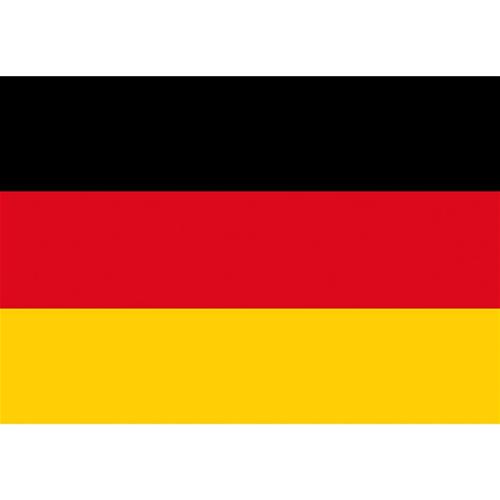 BANDIERA IN POLIESTERE 20X30CM GERMANIA