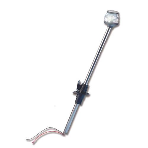 FANALE A LED 12V “POLE 360°” A 360°20MT ASTA RETRATTILE 600MM NERO