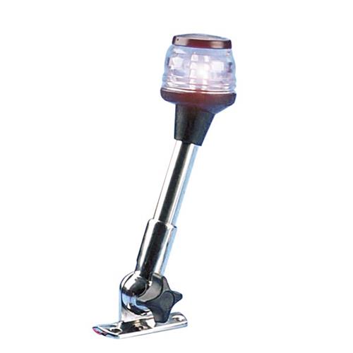FANALE A LED 12V “POLE 360°” A 360°20MT ASTA ABBATTIBILE 600MM NERO