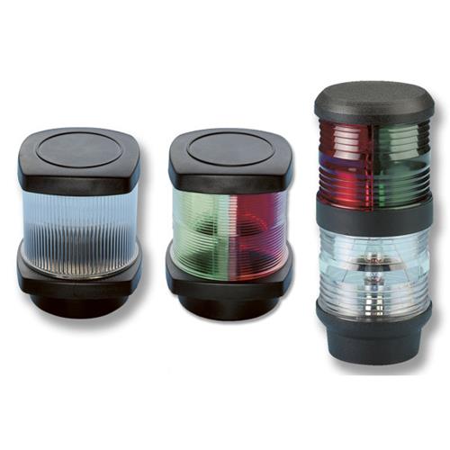 FANALE “CIRCOLARE” 12V BIANCO 360°20MT NERO