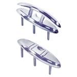 BITTA ABBATTIBILE INOX AISI 316 CON PRIGIONIERI 150MM