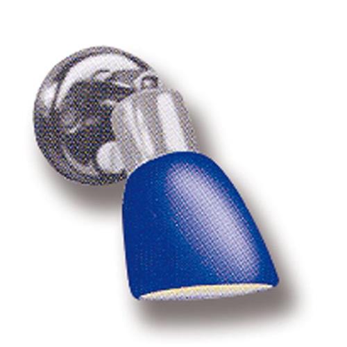 FARETTO 12V DA APPOGGIO ALOGENO ORIENTABILE BLU