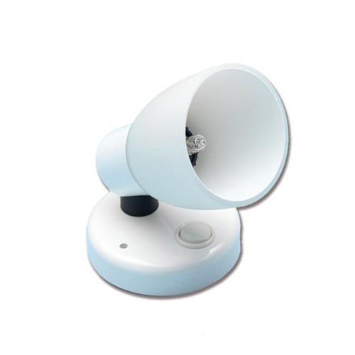 FARETTO 12V DA APPOGGIO ALOGENO ORIENTABILE BIANCO