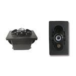 INTERRUTTORE  A BASCULA SENZA TASTO (ON)/OFF CON 1 LED CONTURA II E III