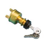 SERRATURA CON CHIAVE AVVIAMENTO OTTONE 4POLI