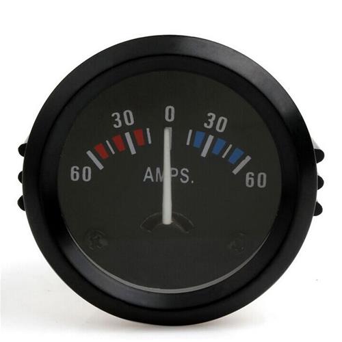 AMPEROMETRO ECO LINE INCASSO 52 MM NERO