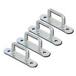 GANCI RETTANGOLARI 36MM 4PZ