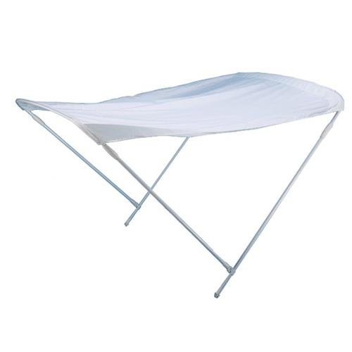TENDALINO 2 ARCHI SOMBRERO ALU STRONG BIANCO 150X180X110H MM
