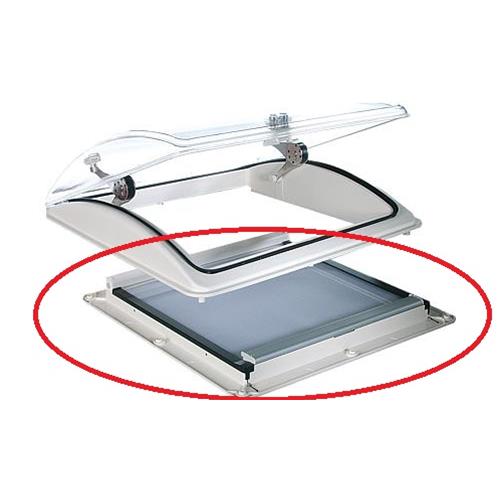 CORNICE INTERNA C/PLISSÈ BIANCA 40X40 PER REMITOP STREAMLINE HYMER/BURSTNER